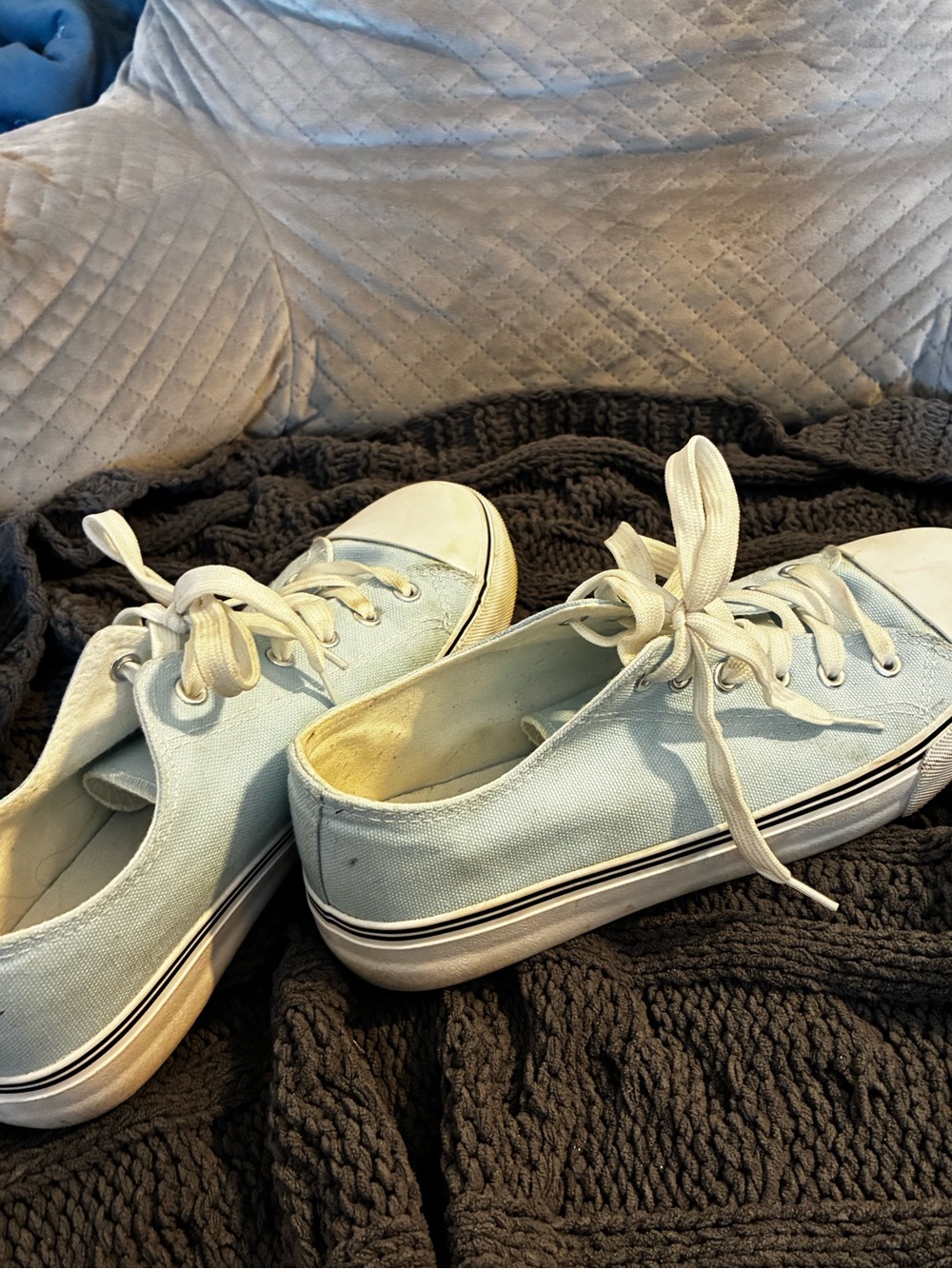 Pale Sky Blue Summer Sneakers - Picture 7 of 12